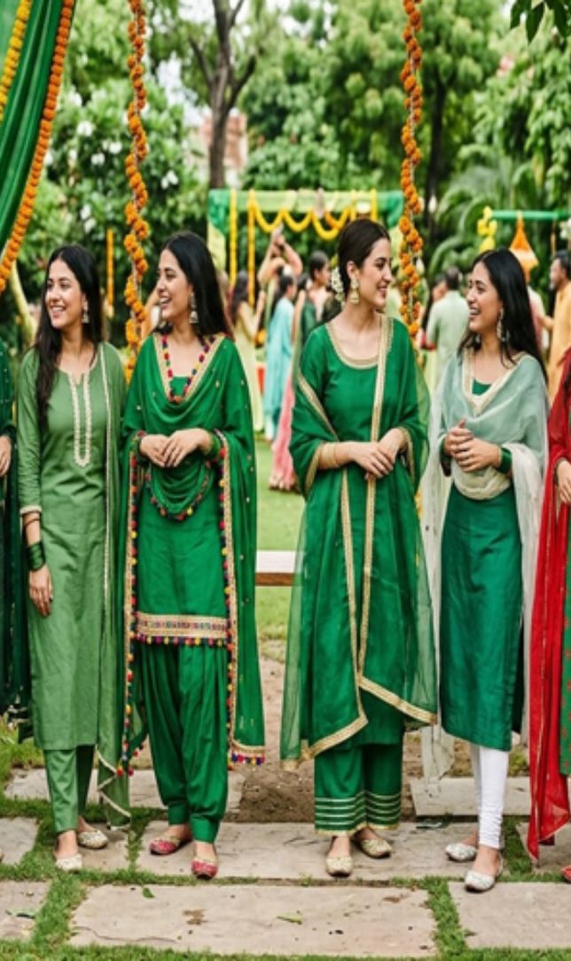 सावन और तीज पर दिखें सबसे खास, कुंवारी लड़कियों के लिए 6 ट्रेंडी ग्रीन सूट डिजाइन