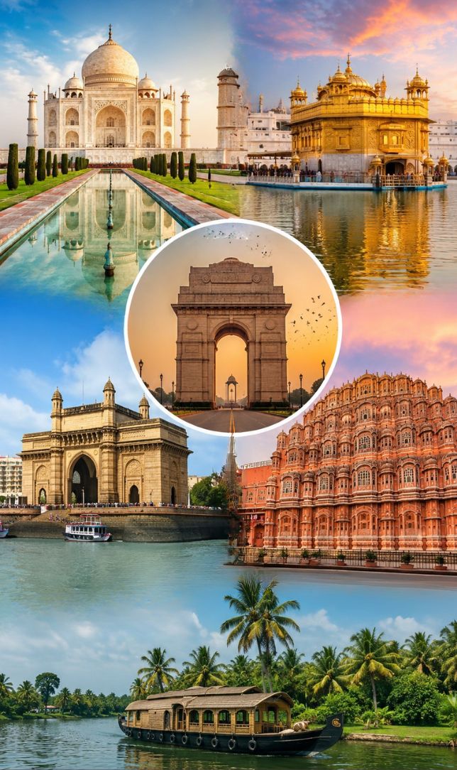 भारत की 6 Famous जगहें, जिंदगी में एक बार जरूर करें इन खूबसूरत जगहों की सैर