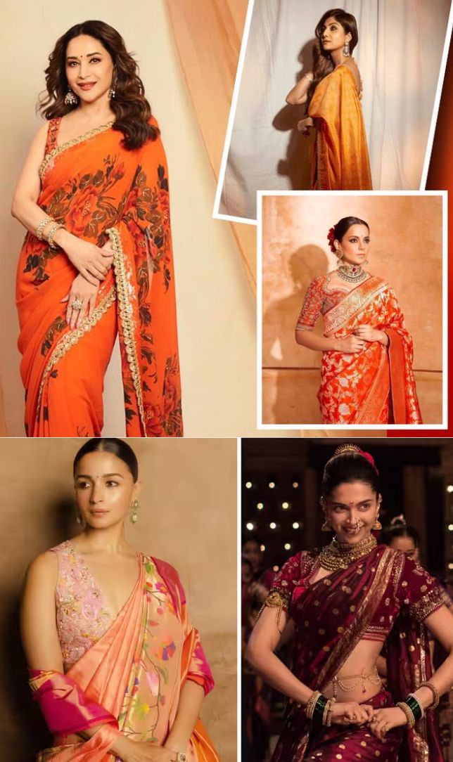 गणेश चतुर्थी पर दिखना है स्टाइलिश? आलिया से जाह्नवी तक, कॉपी करें ये देसी लुक्स